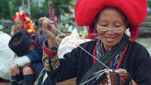 Red Zao woman in Vietnam